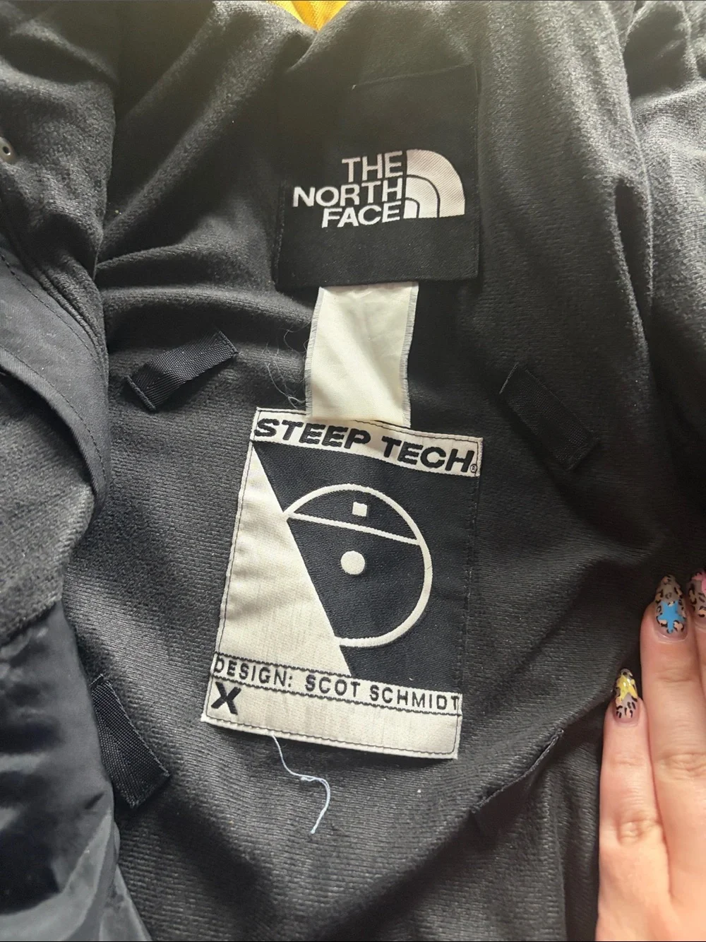 B29 The North Face Steep Tech Scot Schmidt Hooded Jacket Utility Canvas Rare lg